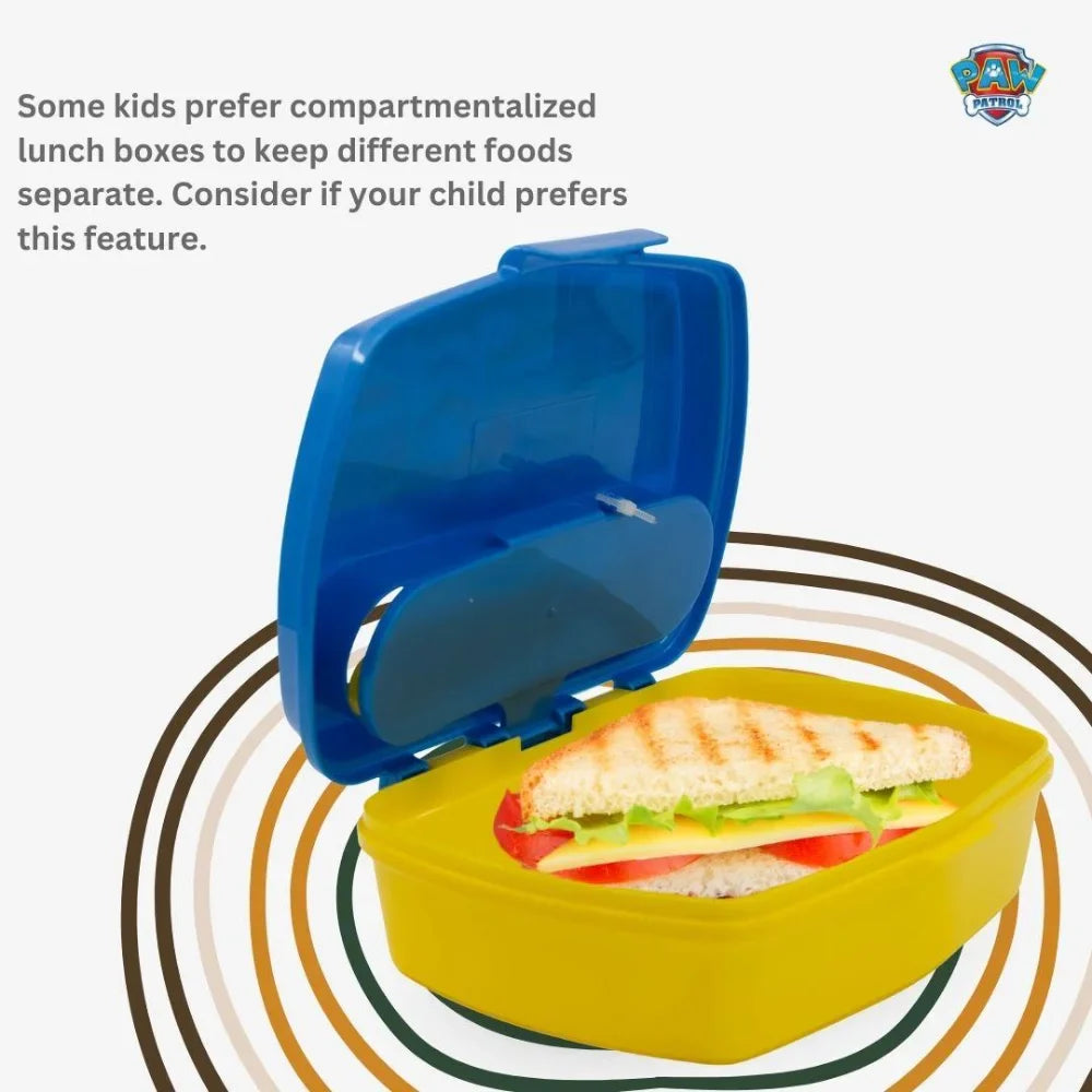 Disney Funny Sandwich Box with Cutlury Paw Patrol Pup Power 390 Ml
