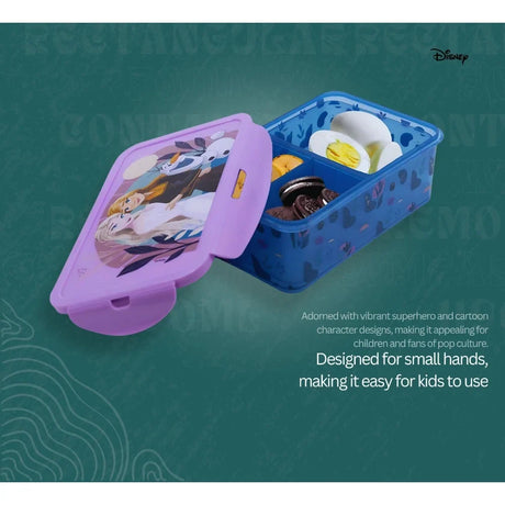 Disney Rectangular Food Container Frozen Trust The Journey 1190 Ml