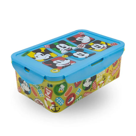 Disney Rectangular Food Container Mickey Mouse Fun Tastic 1190 Ml