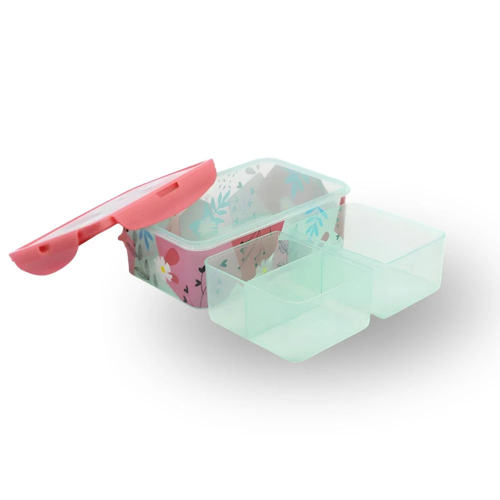 Disney Rectangular Food Container Minnie Mouse Being More Minnie 1190 Ml
