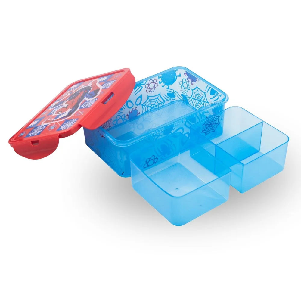 Disney Rectangular Food Container Spiderman Arachind Grid 1190 Ml