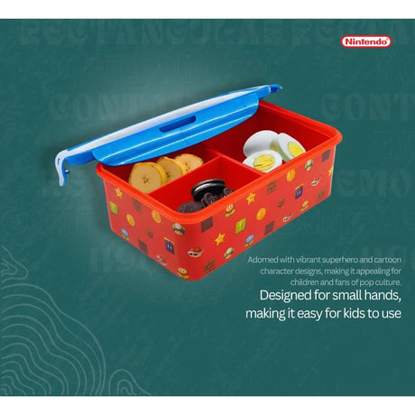 Disney Rectangular Food Container Super Mario 1190 Ml