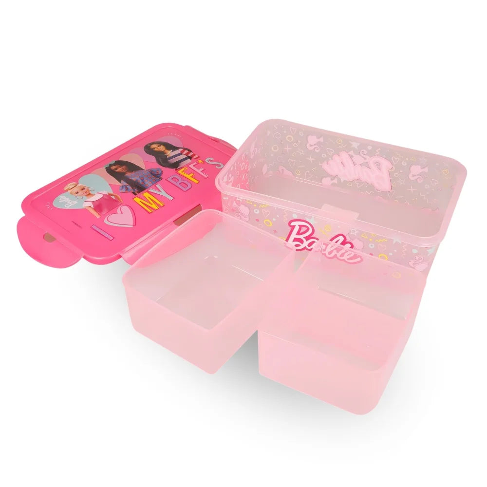 Disney Rectangular Food Container Barbie BB22 1190 Ml