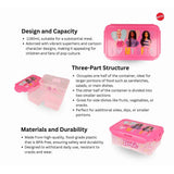 Disney Rectangular Food Container Barbie BB22 1190 Ml