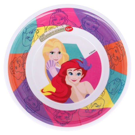 Disney Bowl Melamine Princess Bright & Bold