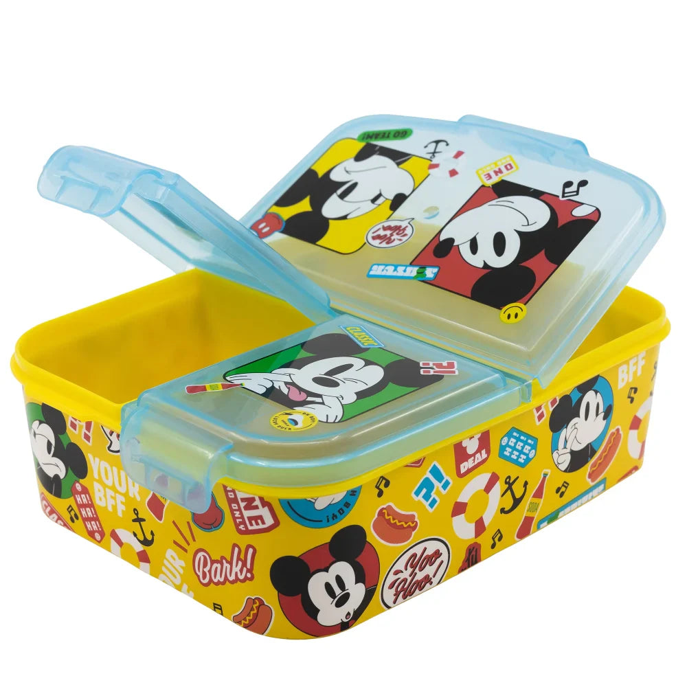 Disney Sandwich Box Multi Compartment Mickey 750 Ml