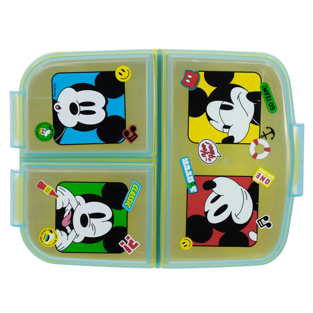 Disney Sandwich Box Multi Compartment Mickey 750 Ml