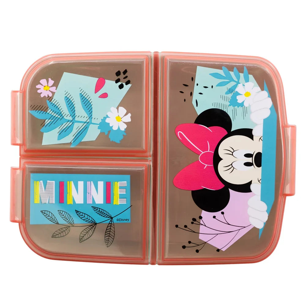 Disney Sandwich Box Multi Compartment Minnie 750 Ml