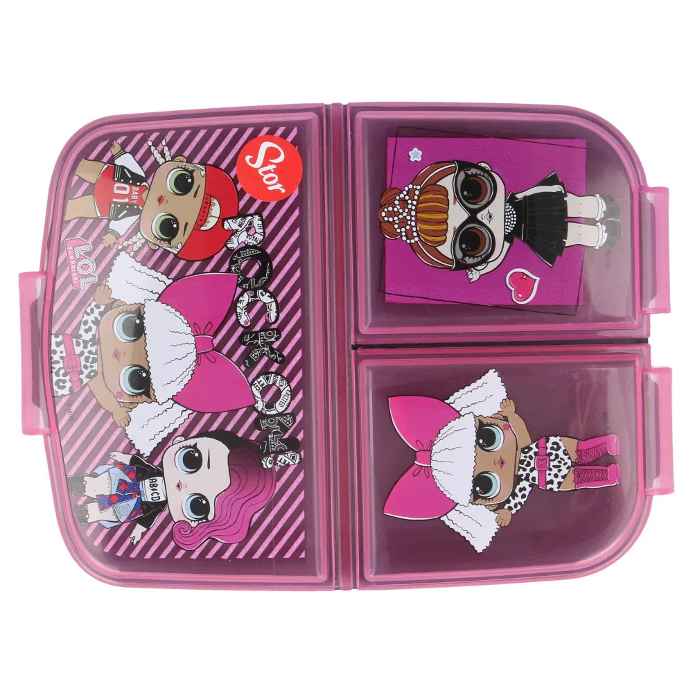 Disney Sandwich Box Multi Compartment LOL Surprise 750 Ml