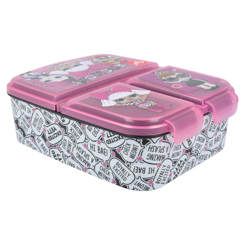 Disney Sandwich Box Multi Compartment LOL Surprise 750 Ml