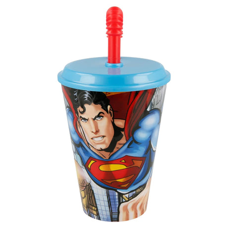 Disney Easy Sport Tumbler with Straw Sueprman 430 Ml