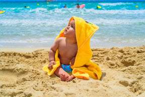 BYFT021205 Freds Gina Hooded Towel Yellow Set of 01