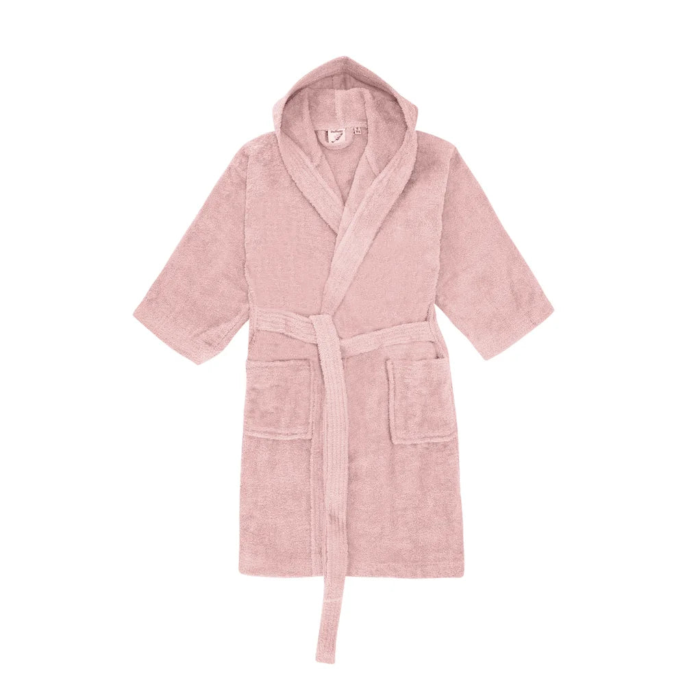 BYFT Daffodil 06 Year Kids Hooded Bathrobe Luxury Cotton Soft, Absorbent, Quick-Dry
