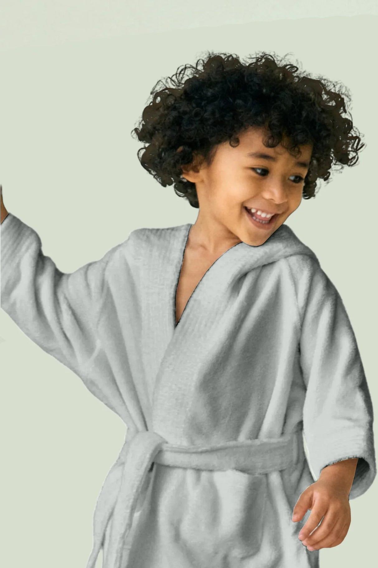 BYFT Daffodil 06 Year Kids Hooded Bathrobe Luxury Cotton Soft, Absorbent, Quick-Dry