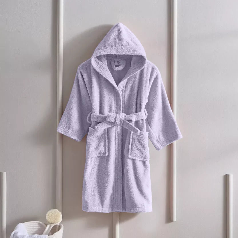 BYFT Daffodil 06 Year Kids Hooded Bathrobe Luxury Cotton Soft, Absorbent, Quick-Dry