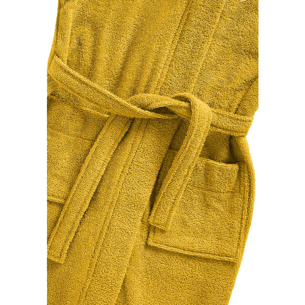 BYFT Daffodil 06 Year Kids Hooded Bathrobe Luxury Cotton Soft, Absorbent, Quick-Dry