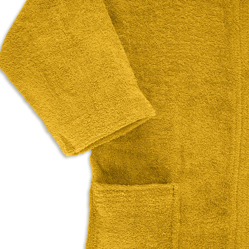 BYFT Daffodil 06 Year Kids Hooded Bathrobe Luxury Cotton Soft, Absorbent, Quick-Dry