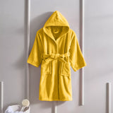 BYFT Daffodil 06 Year Kids Hooded Bathrobe Luxury Cotton Soft, Absorbent, Quick-Dry