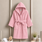 BYFT Daffodil Kids Hooded Bathrobe Luxury Cotton Soft, Absorbent, Quick-Dry