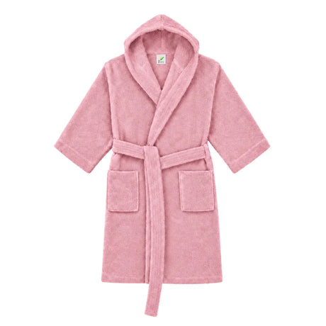BYFT Daffodil Kids Hooded Bathrobe Luxury Cotton Soft, Absorbent, Quick-Dry