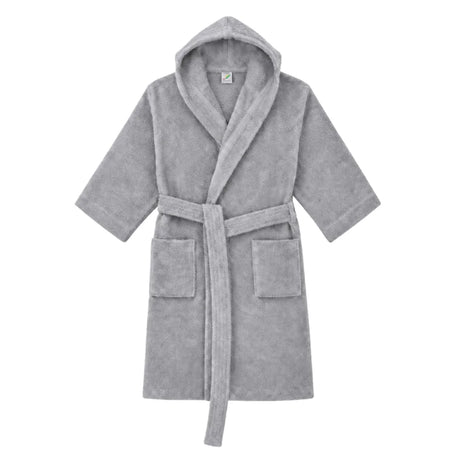 BYFT Daffodil Kids Hooded Bathrobe Luxury Cotton Soft, Absorbent, Quick-Dry