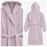 BYFT Daffodil Kids Hooded Bathrobe Luxury Cotton Soft, Absorbent, Quick-Dry