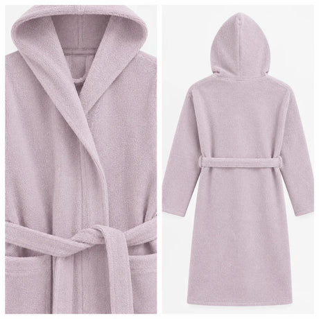 BYFT Daffodil Kids Hooded Bathrobe Luxury Cotton Soft, Absorbent, Quick-Dry