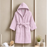 BYFT Daffodil Kids Hooded Bathrobe Luxury Cotton Soft, Absorbent, Quick-Dry