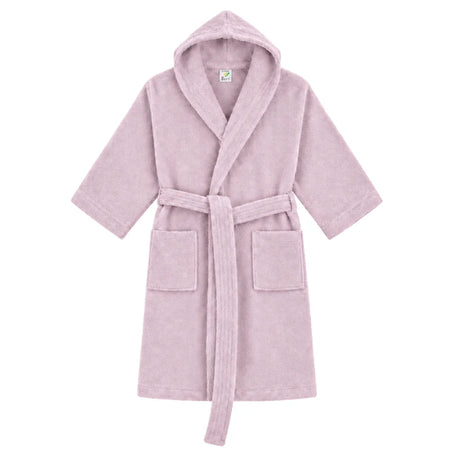 BYFT Daffodil Kids Hooded Bathrobe Luxury Cotton Soft, Absorbent, Quick-Dry