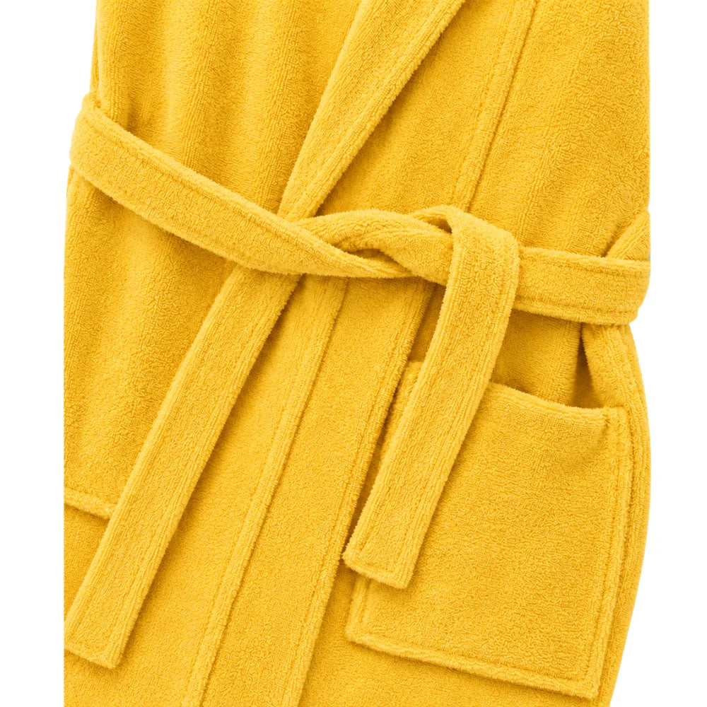 BYFT Daffodil Kids Hooded Bathrobe Luxury Cotton Soft, Absorbent, Quick-Dry