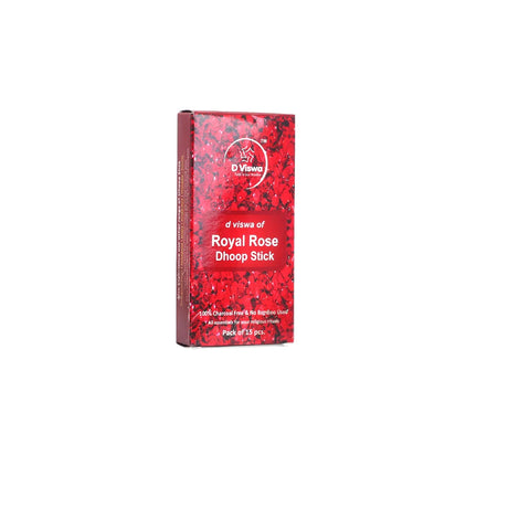 BYFT021284 D Viswa POOJA ESSENTIALS ROYAL ROSE DHOOP BATTI 3.5 INCH 15 PC Set of 5 B.webp