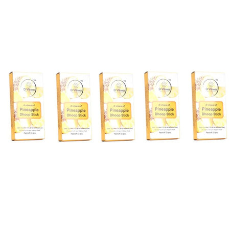 BYFT021285 D Viswa POOJA ESSENTIALS PINEAPPLE DHOOP BATTI 3.5 INCH 15 PC Set of 5 C.webp,