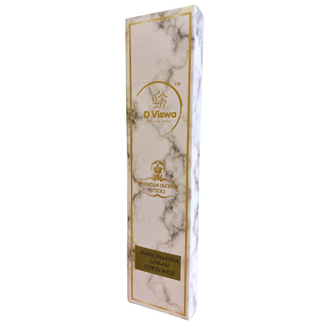 BYFT021292 D Viswa POOJA ESSENTIALS PANCHGAVYA LOBAN ENRICHED PREMIUM AGARBATTI 30 PIECES Set of 2 B.webp