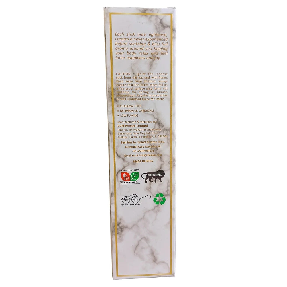 BYFT021292 D Viswa POOJA ESSENTIALS PANCHGAVYA LOBAN ENRICHED PREMIUM AGARBATTI 30 PIECES Set of 2 C.webp