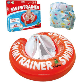 BYFT021313 Freds Swim Academy Red Swim Tube Blue Swim Daiper 09lb 20lb Set of 02