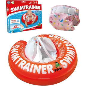 BYFT021315 Freds Swim Academy Red Swim Tube Pink Swim Daiper 09lb 20lb Set of 02