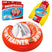 BYFT021317 Freds Swim Academy Red Swim Tube Yellow Swimboard Set of 02.webp