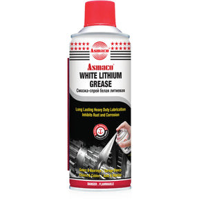 Asmaco White Lithium Grease Spray - 400 Ml