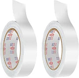 Asmaco Double Side Tissue Tape - White - 25 Yards