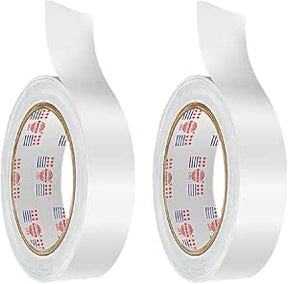 Asmaco Double Side Tissue Tape - White - 25 Yards