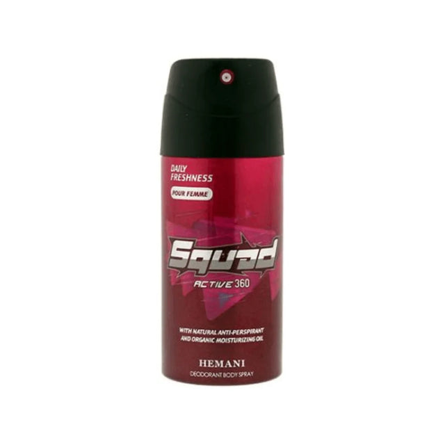BYFT022577 Hemani Squad Deodorant Spray Active 360 For Women Set of 01.webp