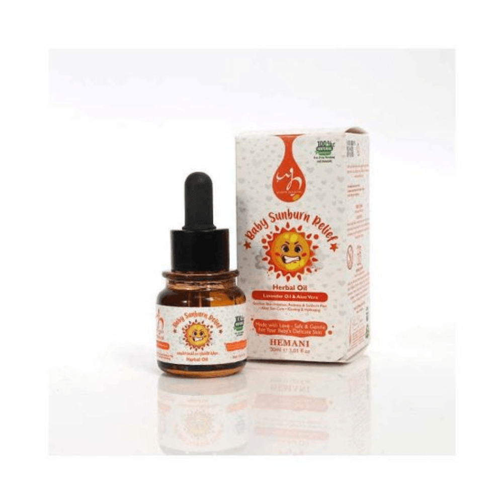 Hemani Sunburn Relief Herbal Oil For Baby