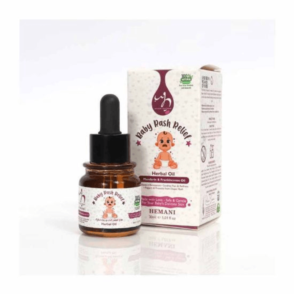 Hemani WB - Baby Rash Relief Herbal Oil 30Ml