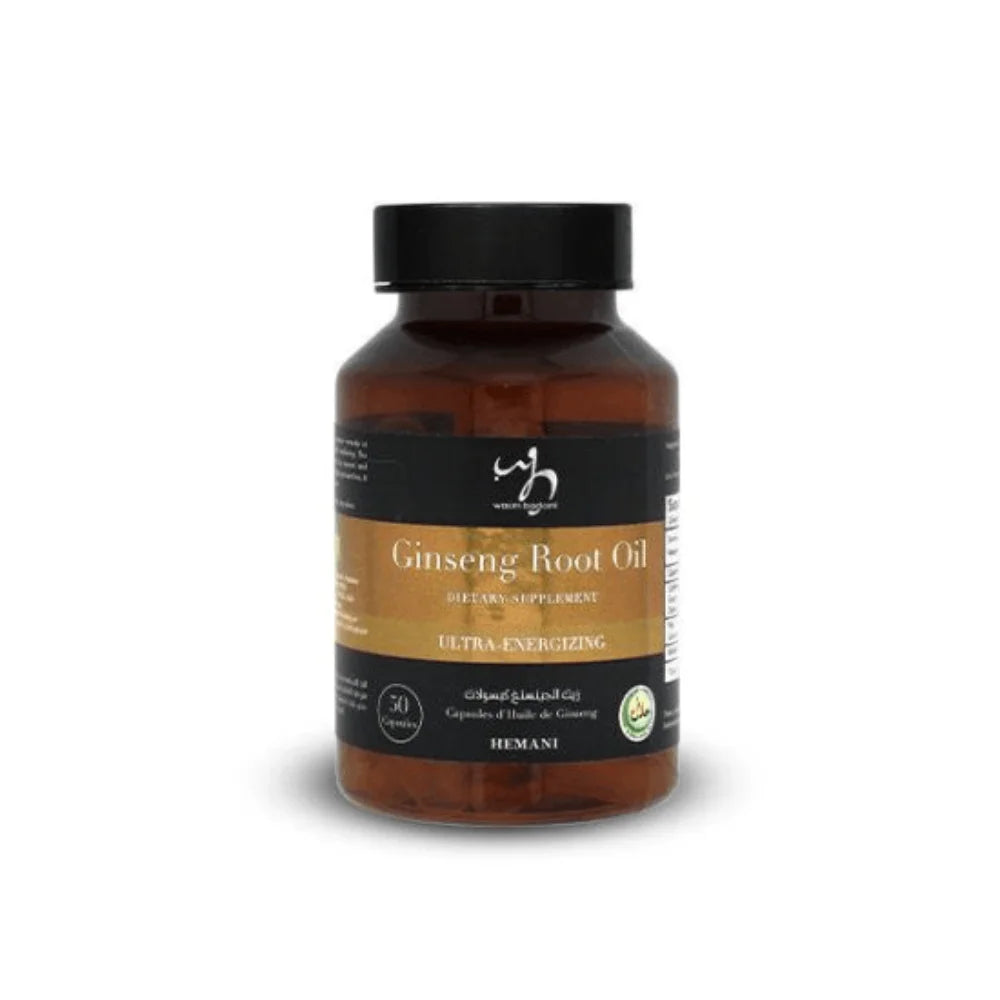 BYFT022637 Hemani WB Ginseng Root Oil 50 Capsules Set of 01.webp