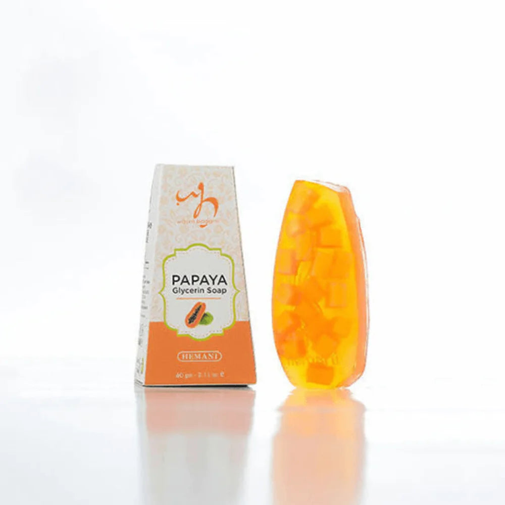 BYFT022654 Hemani WB Papaya Glycerine Soap 60Gm Set of 01.webp