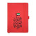 BYFT022698 BYFT Red PU Notebook with Pen Holder 146 x 210 mm Set of 01.webp