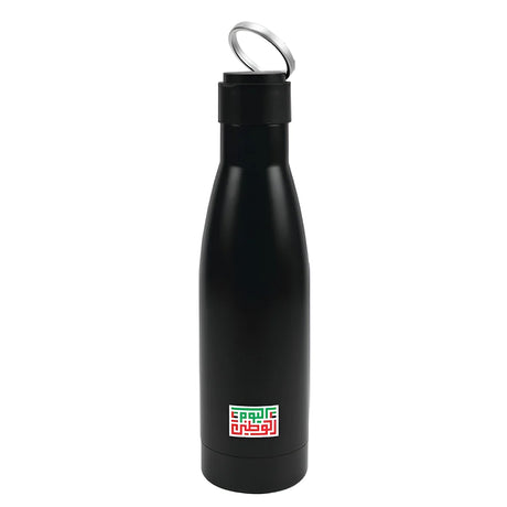 BYFT022716 BYFT Black Double wall Vacuum SS Bottle Made from Recycled Material 70 x 260 mm 500 ml Set of 01.webp