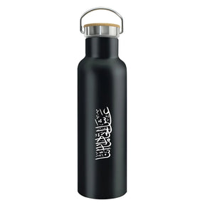 BYFT022718 BYFT Stainless Steel Flask with Bamboo 70 x 260 mm 600 ml Set of 01