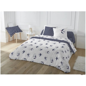 BYFT023566 Home Tex Design King Duvet Cover 240 x 240 Cm 2 Pillow Cover 50 x 80 Cm Printed Reversible 100 Cotton Set of 3