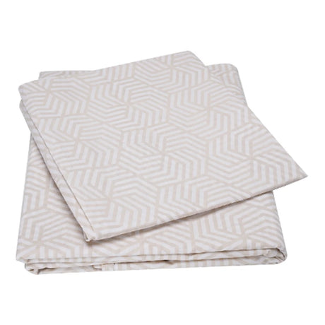 BYFT023568 Home Tex Design King Flat Sheet 240 x 260 Cm 2 Pillow Cover 50 x 80 Cm Printed Abee 100 Cotton Set of 3.webp